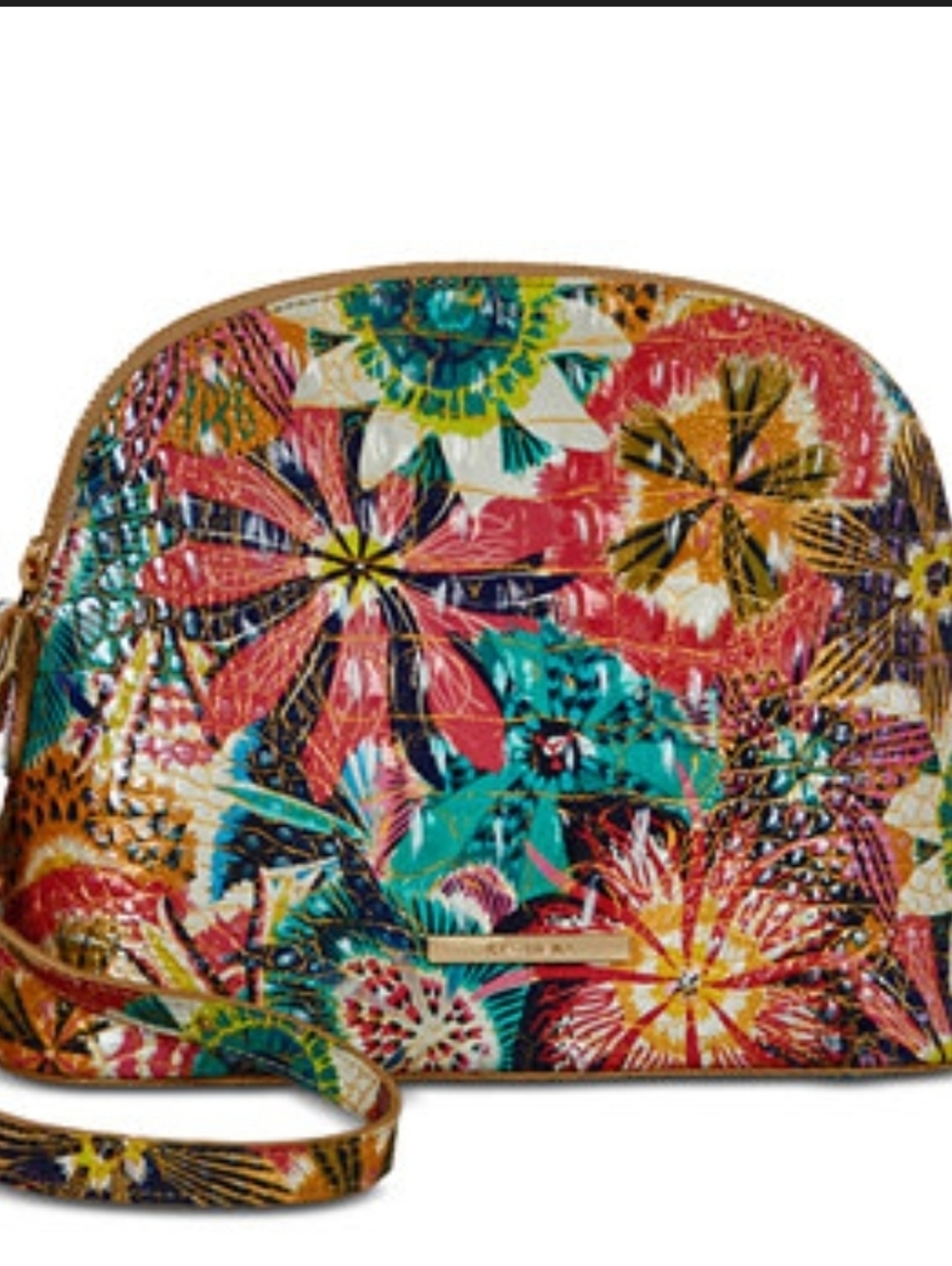 Brahmin Georgina Desert Bloom Leather Crossbody NWT